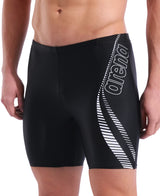 Arena Herren Schwimmjammer Path Mid Schwarz/Weiß