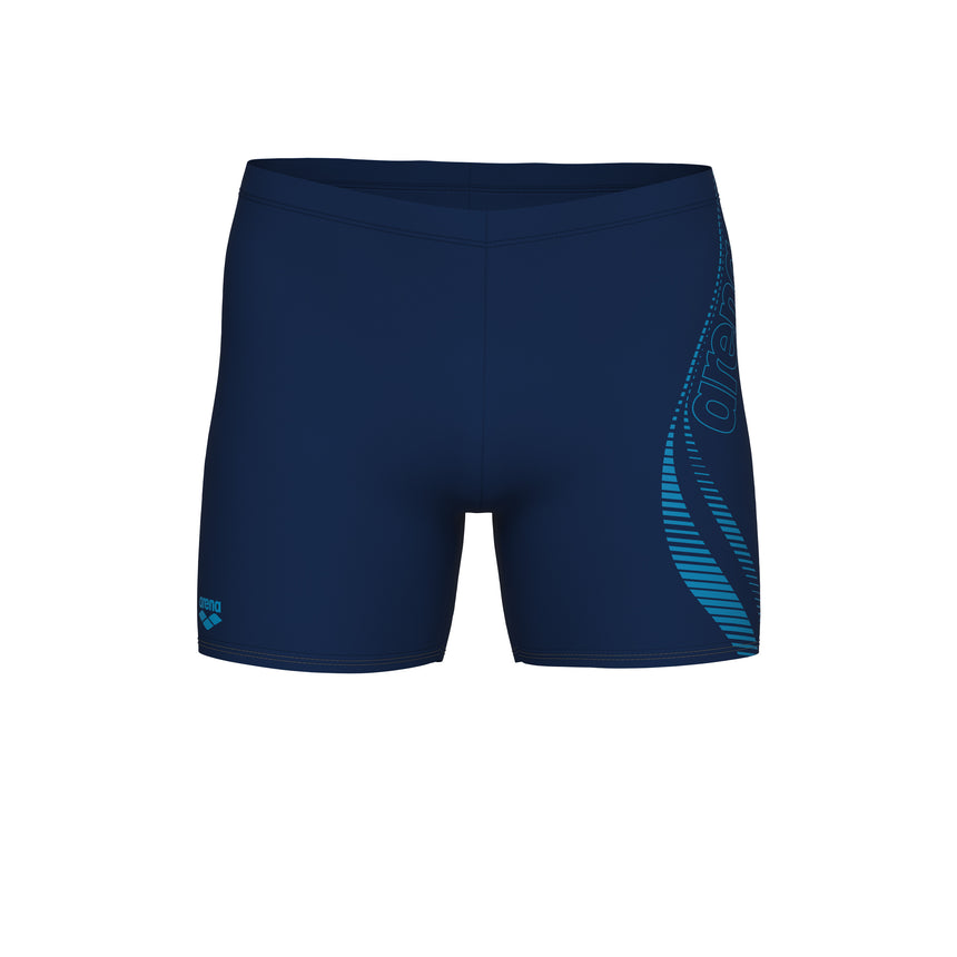 Arena Herren Schwimmjammer Path Mid Marine/Türkis