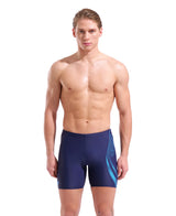 Arena Herren Schwimmjammer Path Mid Marine/Türkis