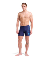 Arena Herren Schwimmjammer Path Mid Marine/Türkis