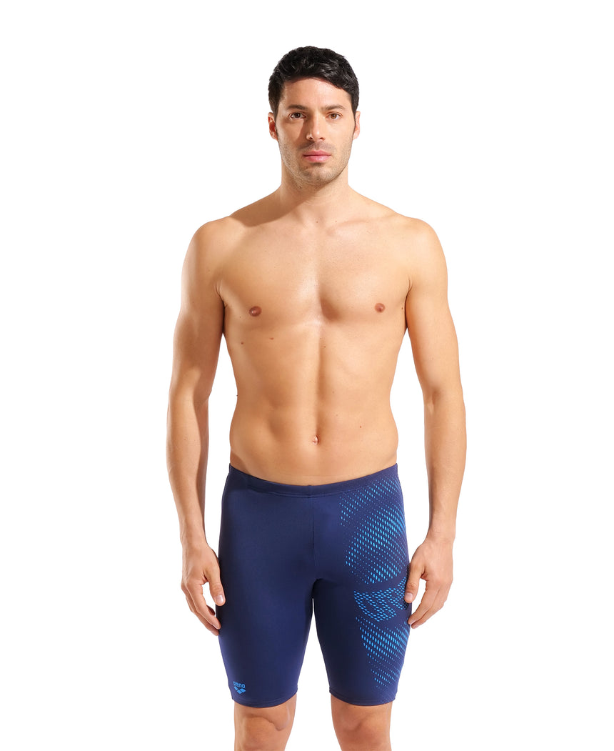 Arena Herren Schwimmjammer Distortion Marine/Türkis
