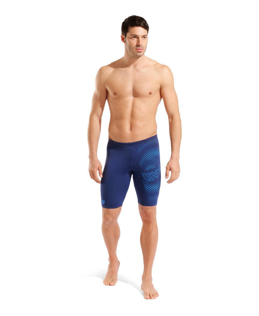 Arena Herren Schwimmjammer Distortion Marine/Türkis