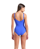 Arena Damen Badeanzug Ada Wing Back Leuchtblau/Multi