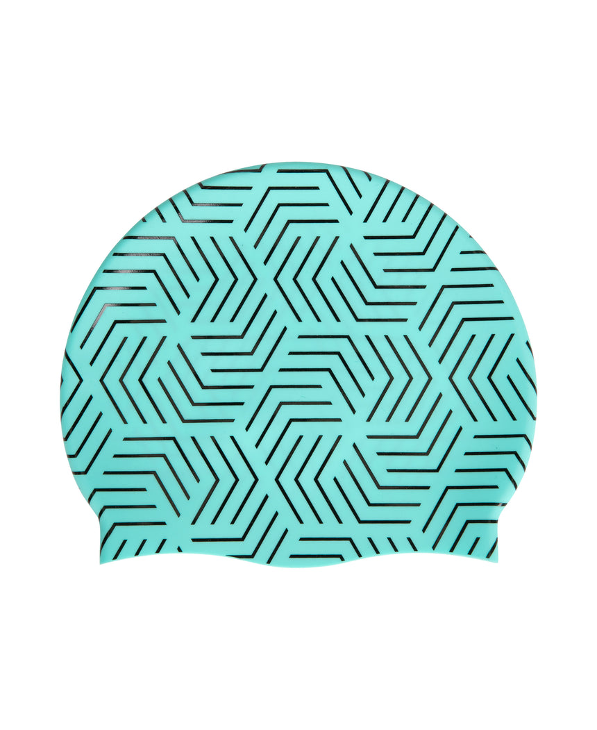 Arena Badmuts Print Water/Maze