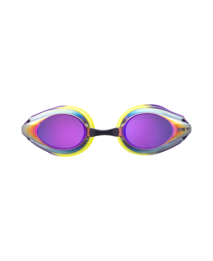 Arena Schwimmbrille Tracks Mirror Lila/Gelb