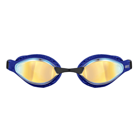 Arena Schwimmbrille Airspeed Mirror Gelbkupfer/Blau