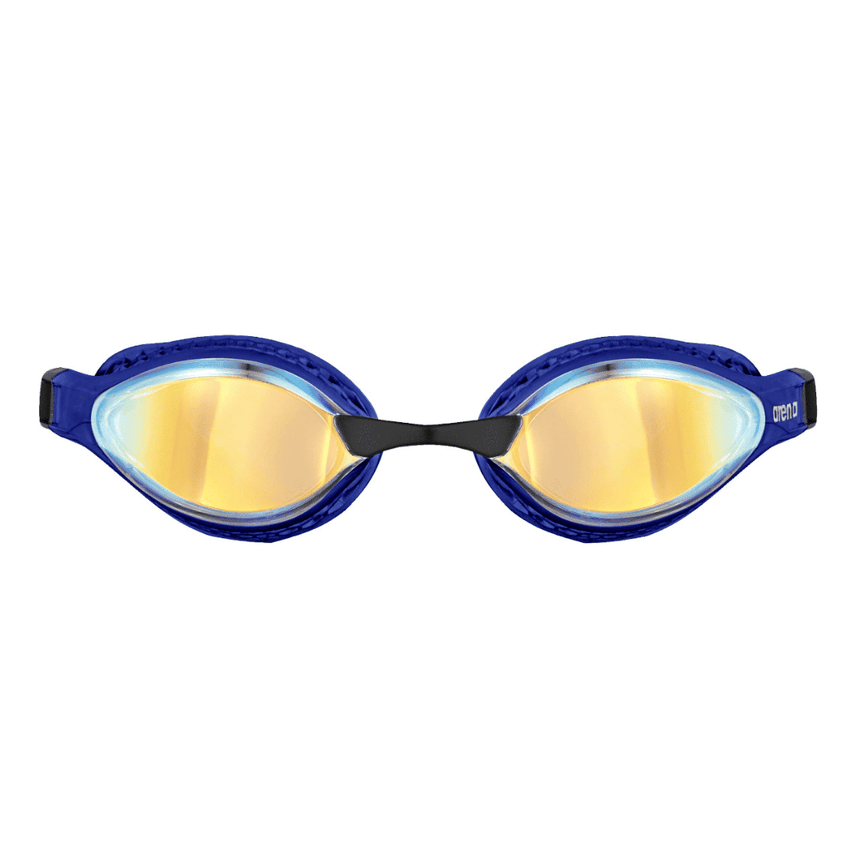 Arena Schwimmbrille Airspeed Mirror Gelbkupfer/Blau