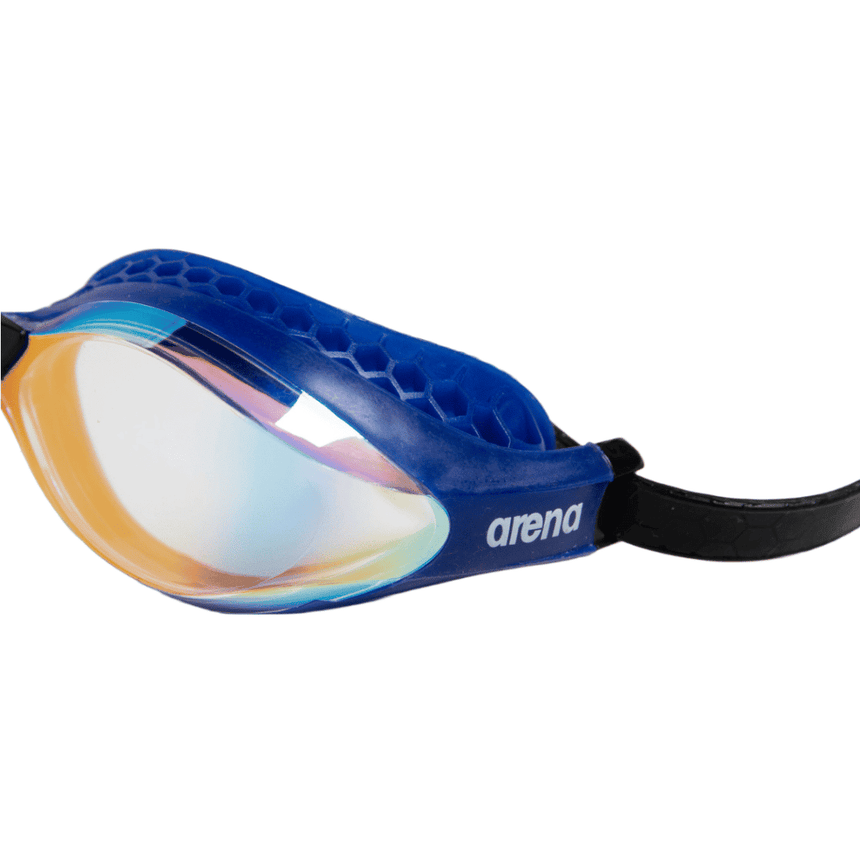 Arena Schwimmbrille Airspeed Mirror Gelbkupfer/Blau