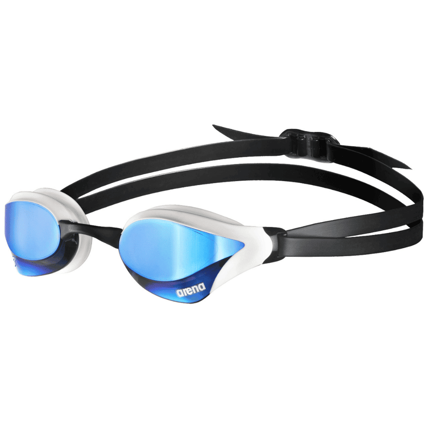 Arena Wettkampf Schwimmbrille Cobra Core Swipe Mirror Blau/Weiß