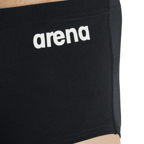Arena Zwemboxer Low Waist Team Solid Zwart