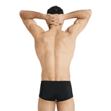 Arena Badeboxer Low Waist Team Solid Schwarz
