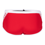 Arena Zwemboxer Icons Low Waist Solid Rood