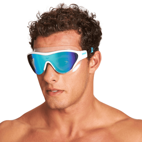 Arena Schwimmbrille The One Mask Mirror Weiß