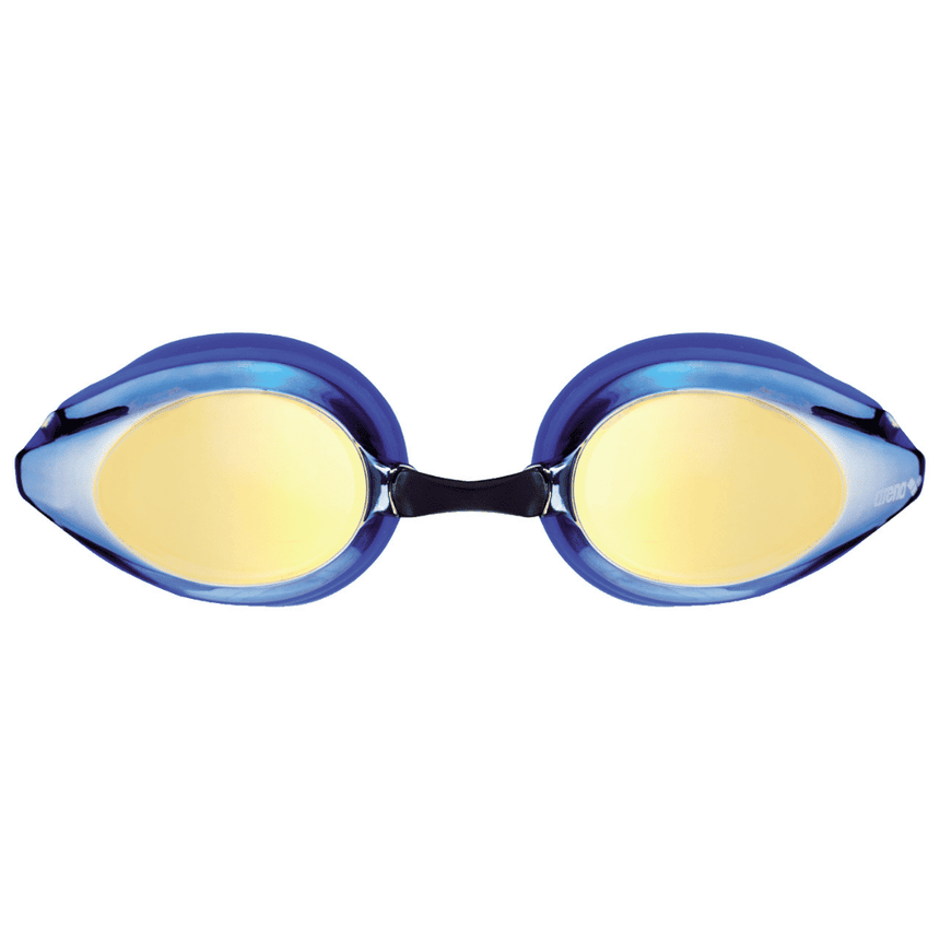 Arena Kinder Zwembril Tracks Mirror Geelkoper/Blauw