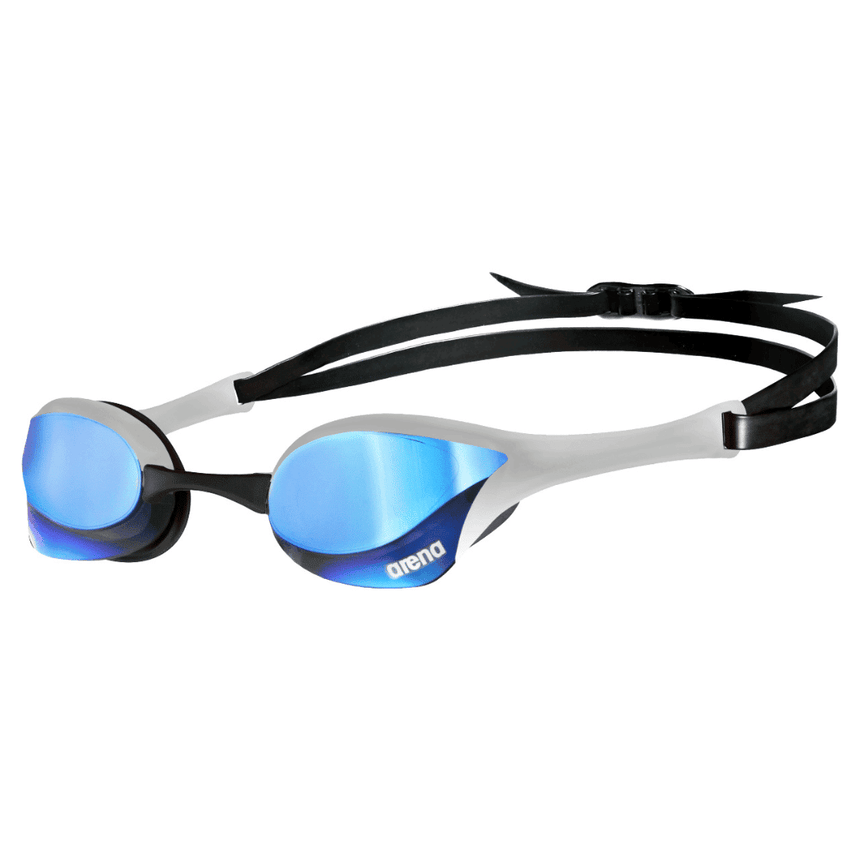 Arena Wettkampf Schwimmbrille Cobra Ultra Swipe Mirror Blau/Silber