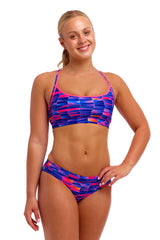 Funkita Sport Bikini Broekje Warped Waves
