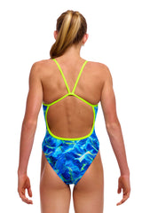 Funkita Meisjes badpak Single Strap Storm Chaser