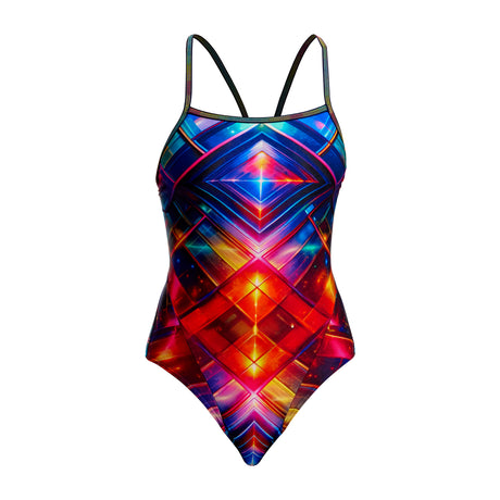 Funkita Women's Single Strap Swimsuit Firefly Sparkle product view