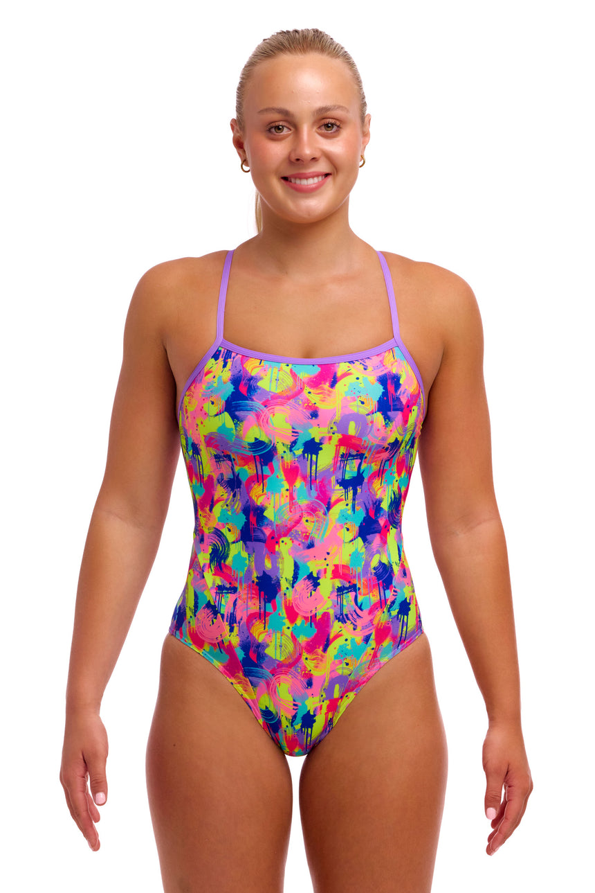 Funkita Badeanzug Single Strap Mess Match