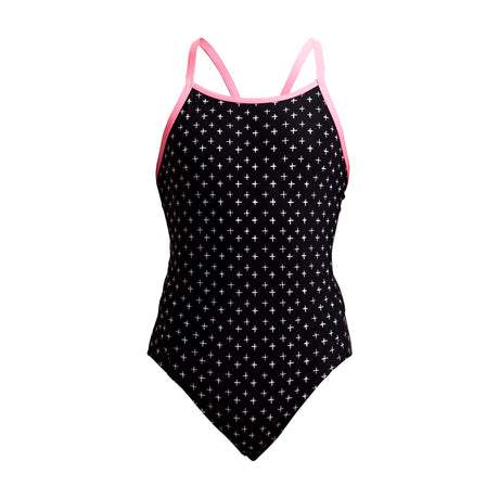 Funkita Girls' Diamond Back Swimsuit Be Positive product view