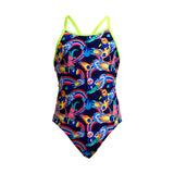 Funkita Girls' Diamond Back Swimsuit Blast Buddies product view