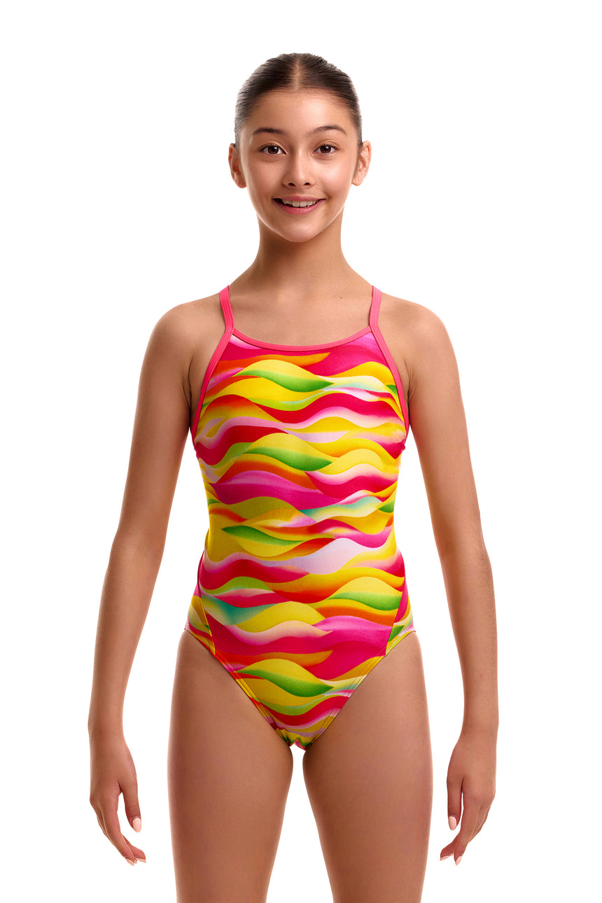 Funkita Meisjes Badpak Diamond Back Custard Cakes