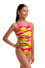Funkita Meisjes Badpak Diamond Back Custard Cakes