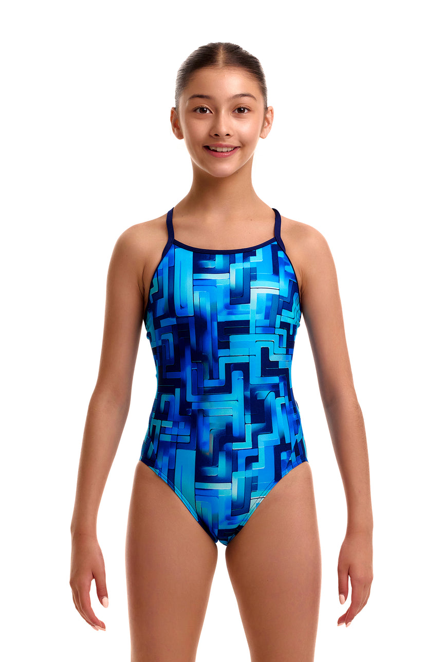 Funkita Meisjes Badpak Diamond Back You Blued