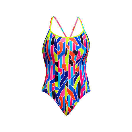 Funkita Dames badpak Diamond Back Fault Lines