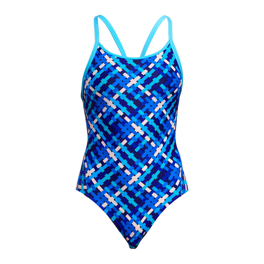 Funkita Swimsuit Diamond Back Under Over