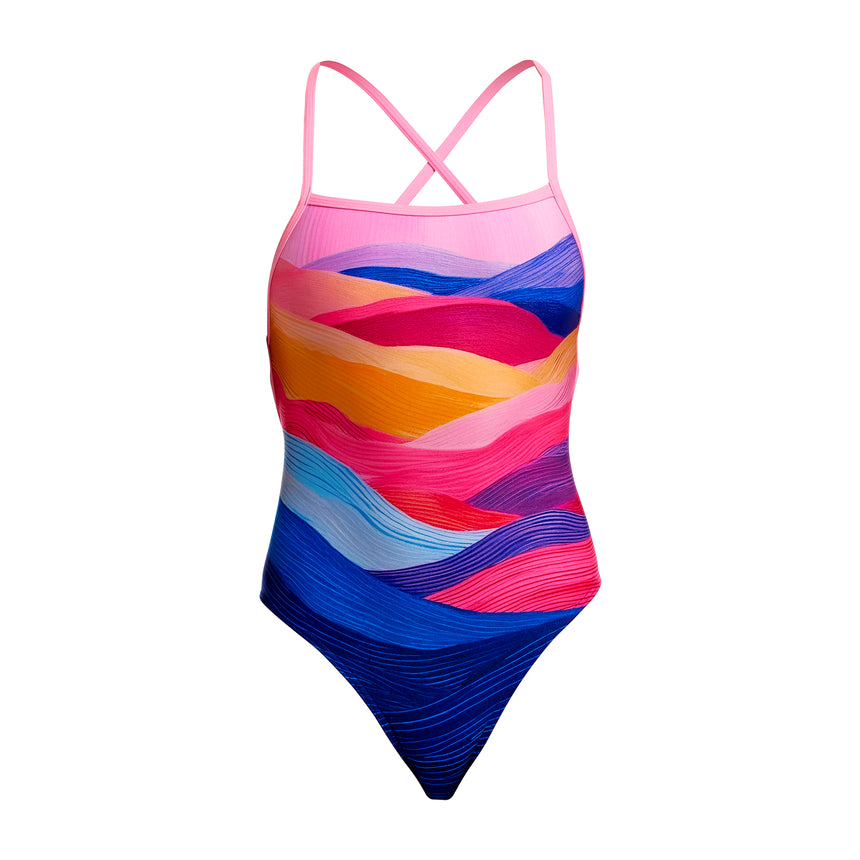 Funkita Women's Strapped In Swimsuit Misty Mournes product view