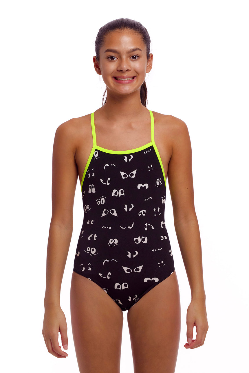 Funkita Meisjes Badpak Tie Me Tight Eye Spy