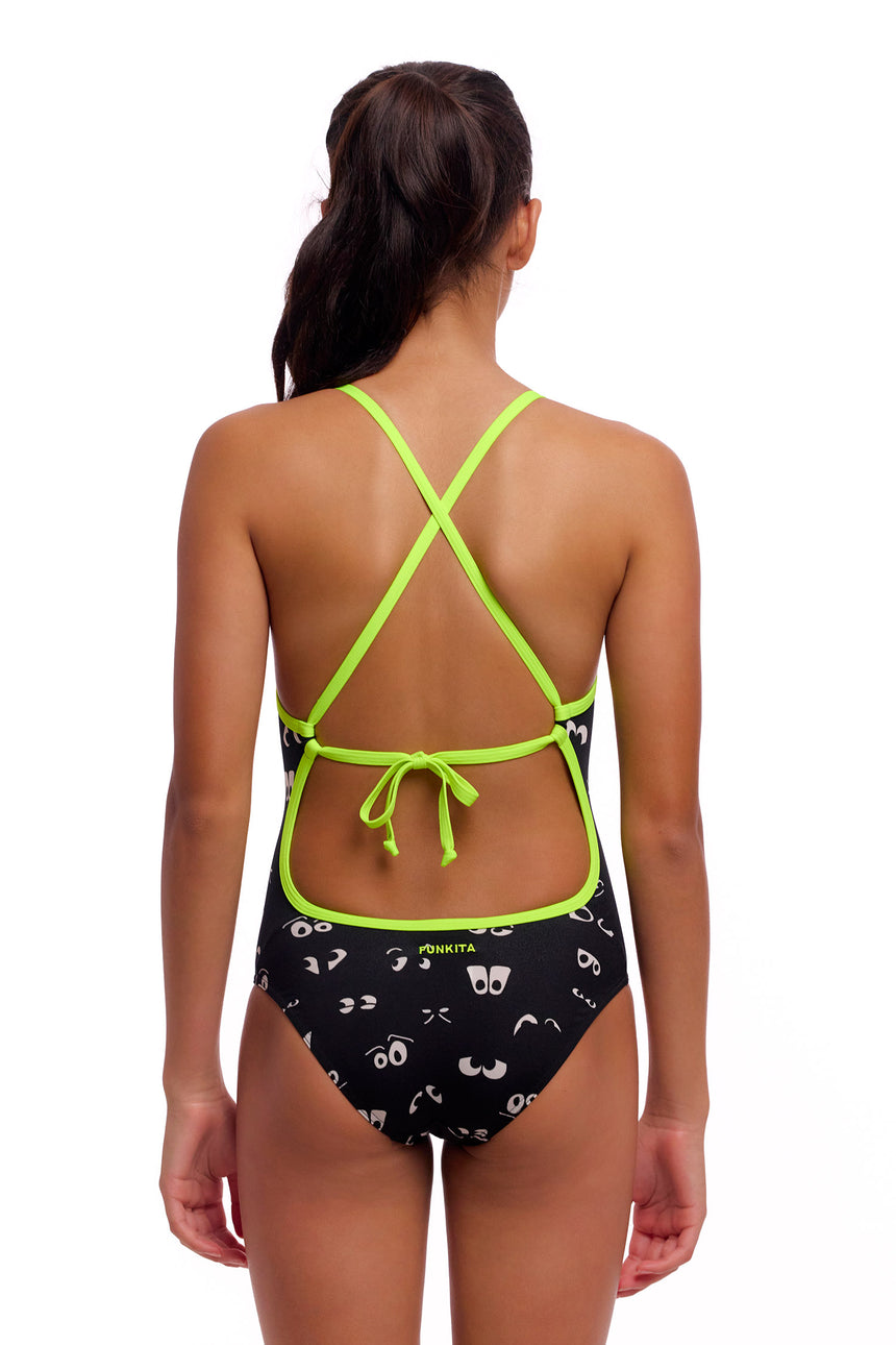 Funkita Meisjes Badpak Tie Me Tight Eye Spy
