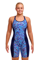 Funkita Dames badpak Fast Training Blue Bits