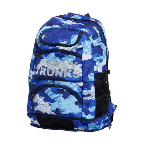 Funky Trunks Elite Squad Backpack Clean Marine front view
