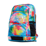 Funky Trunks Elite Squad Backpack Falling Colours front view