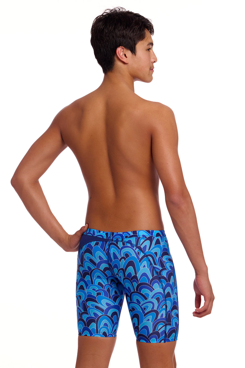 Funky Trunks Jongens Zwemjammer Training Hill Billy Blues