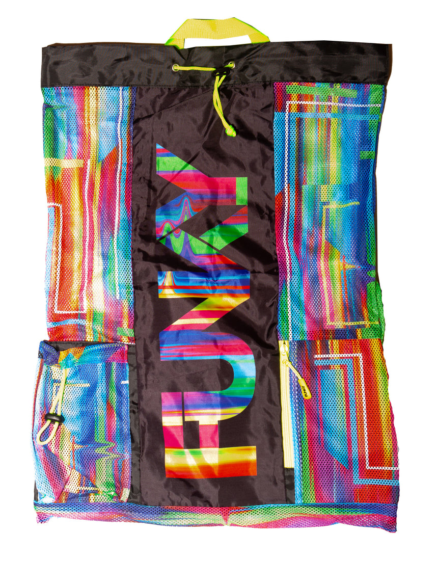 Funky Mesh Bag Gear Up The Glitch