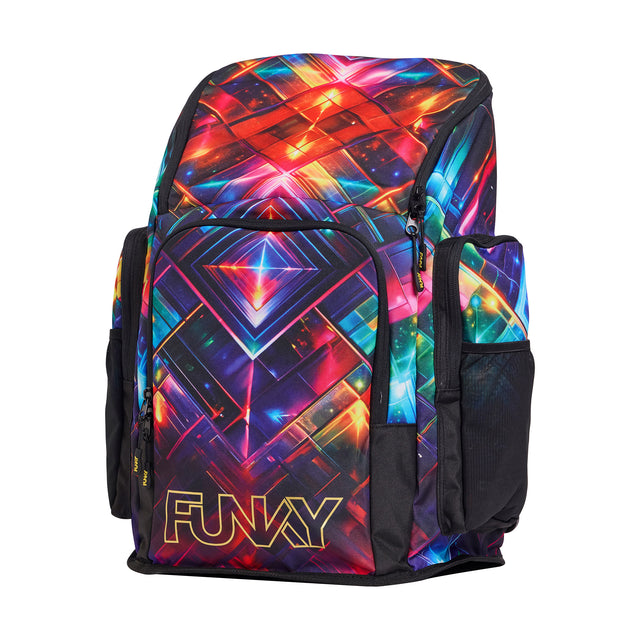 Funky Space Case Backpack Firefly Sparkle front view