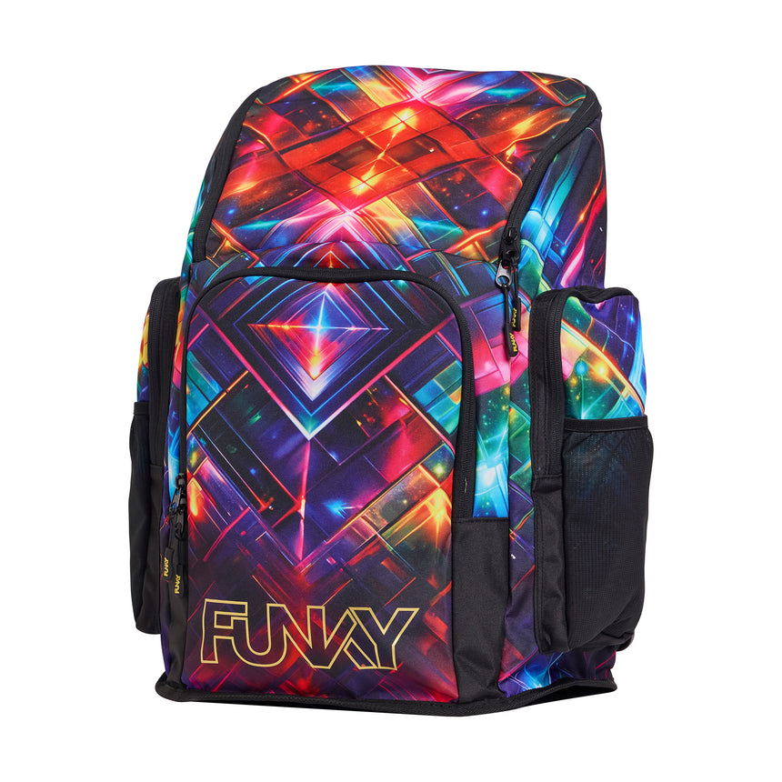 Funky Space Case Backpack Firefly Sparkle front view
