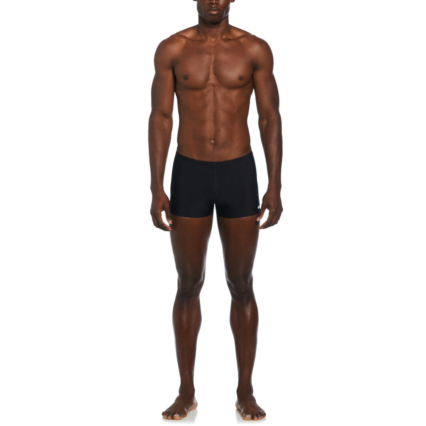 Nike Zwemboxer Solid Square Leg Zwart