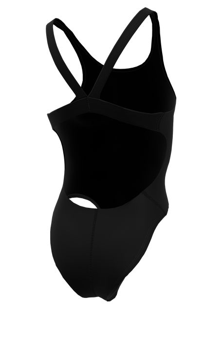 Nike Badeanzug Solid Fastback Schwarz