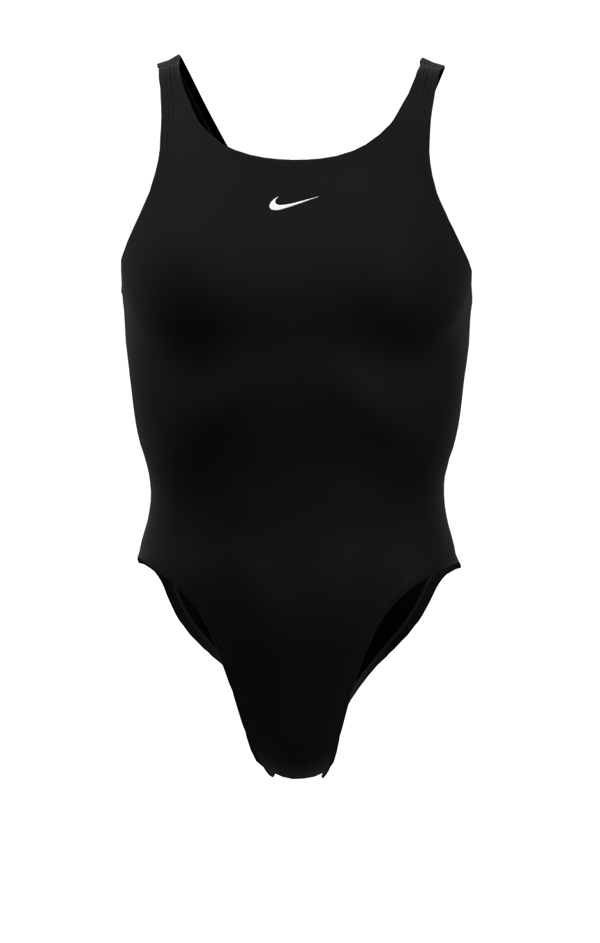 Nike Badeanzug Solid Fastback Schwarz