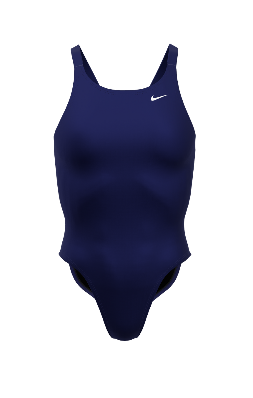 Nike Badeanzug Hydrastrong Solid Fastback Navy