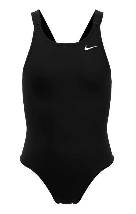 Nike Mädchen Badeanzug Hydrastrong Solid Fastback Schwarz