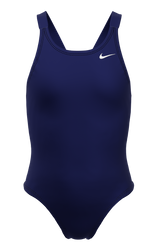 Nike Girls Swimsuit Hydrastrong Solid Fastback Navy