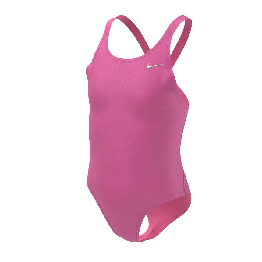Nike Girls Swimsuit Hydrastrong Solid Fastback Pink