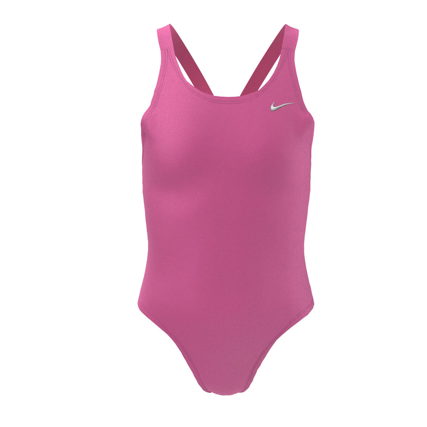 Nike Girls Swimsuit Hydrastrong Solid Fastback Pink