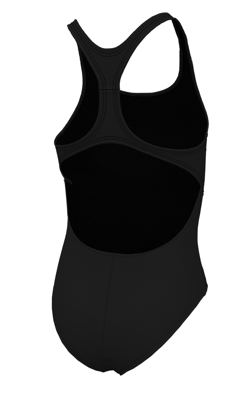 Nike Girls Swimsuit Racerback Solid Black
