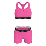 Nike Meisjes Bikini Set Racerback Short Solid Roze